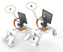 BRIGHT 3D Wheel Alignment Machine A750 جهاز ضبط زوايا ثلاثي الابعاد ذراع متحرك اوتوماتيك برايت BRIGHT/A750