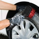 BROTHERS Red Car Wheel Long Handled Soft Brush For Car Washing