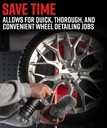 BROTHERS Wheel Washing & Detailing Stand / ستاند تنظيف وتلميع جنوط (دوار 360 درجة) ماركة براذرز