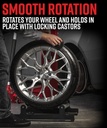 BROTHERS Wheel Washing & Detailing Stand / ستاند تنظيف وتلميع جنوط (دوار 360 درجة) ماركة براذرز