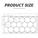 BROTHERS ZT1028 15PCs Hexagons Lighting System For Car Detailing & Washing Workshop / نظام اضاءة سقف سداسي (Hexagon) 15 خلية لمراكز الديتيلنج ماركة براذرز - موديل ZT1028