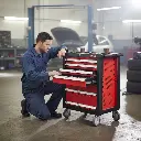GEC 7 Professional Drawers Ball Bearing Tool Trolley Cart 235 PCS / تروللي عدة احترافي 7 درج ماركة جي اي سي - مجهز 235 قطعة (شهادة المانية)