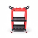 BROTHERS 3-Tier Tools Cart Trolley - Detailing Trolley (GEN1) ترولي كاركير برازارز متحرك (جيل أول) 3 رف BR/TOOL VEHICLE G1