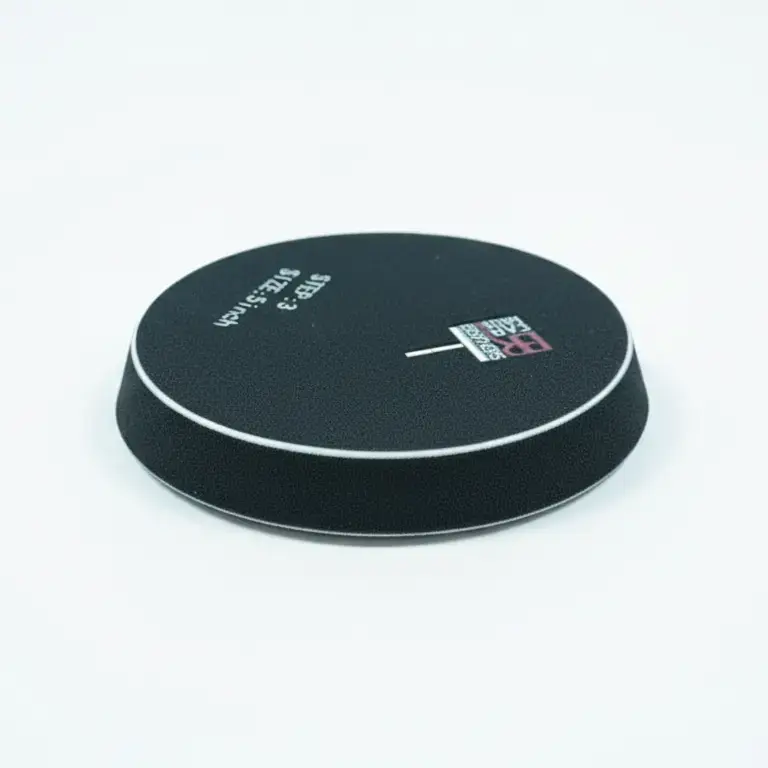 BROTHERS Soft Finishing Rotary Foam Pad – 5 Inch (Step 3) / سفنجة بولش ناعمة ماركة براذرز (اسود) روتاري - مقاس 5 بوصة - مرحلة 3