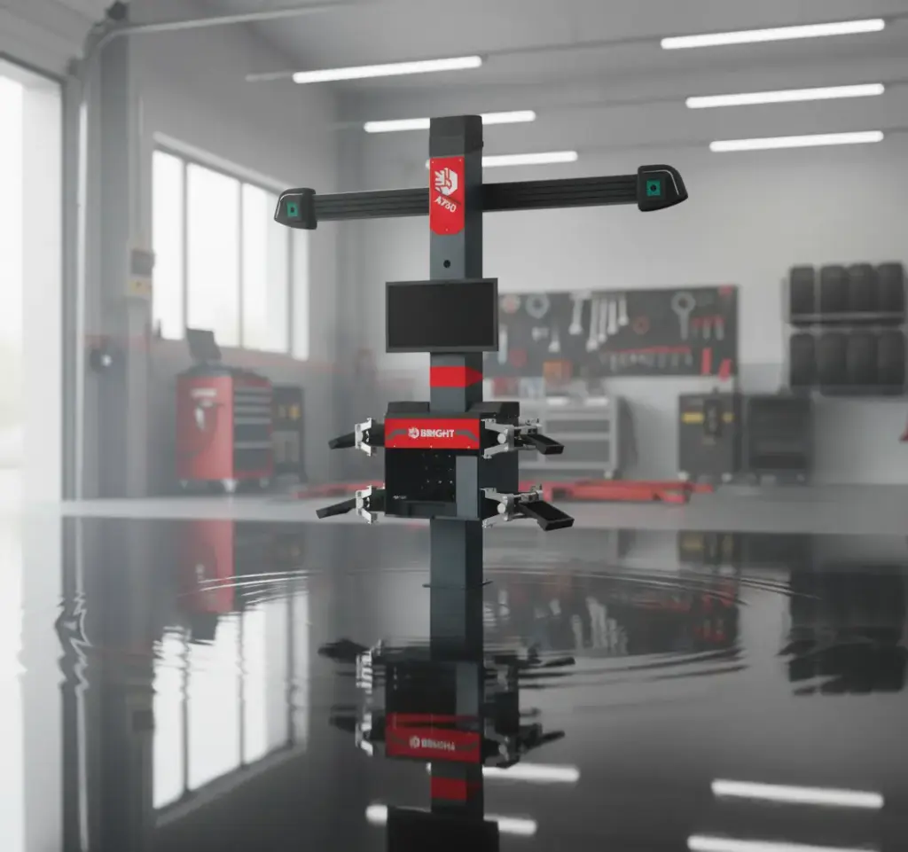 BRIGHT 3D Wheel Alignment Machine A750 جهاز ضبط زوايا ثلاثي الابعاد ذراع متحرك اوتوماتيك برايت BRIGHT/A750