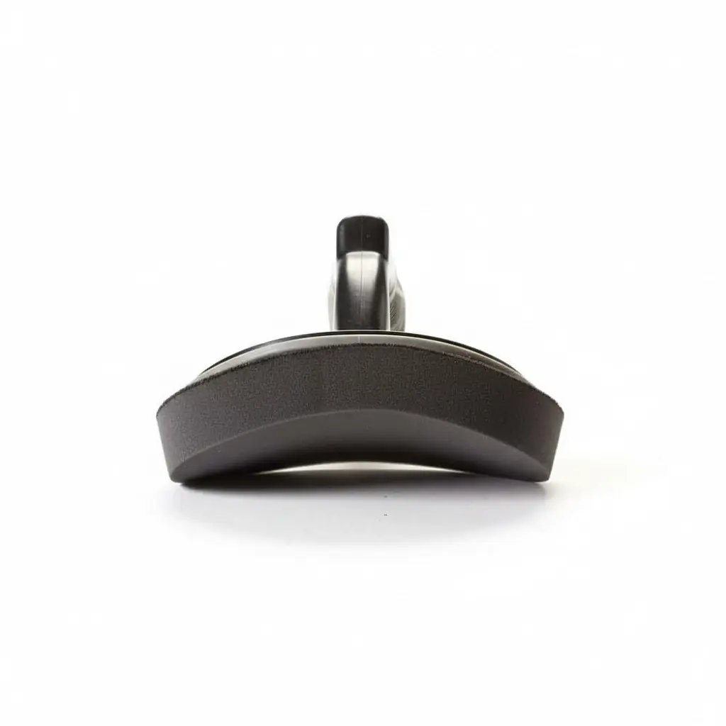 BROTHERS Curved Tire Polishing Brush With 2 Sponge يد بلاستيك برازرز لون رمادي لتلميع الكاوتش + 2 سفنجة سوداء BR/TYRE WAX BRUSH