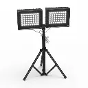 BROTHERS Lighting System For Car Detailing of Inspection & Polish Workshop كشاف ليد 2 عين 50 وات بالستند خاصة شغل النانو كير BR / LACQUER LIGHT+ HOLDER