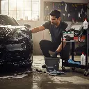 BROTHERS Black Vinyl Gloves Backet - Powder Free 100PCS / علبة جوانتي فينيل سوداء 100 قطعة ماركة براذرز - مقاسات