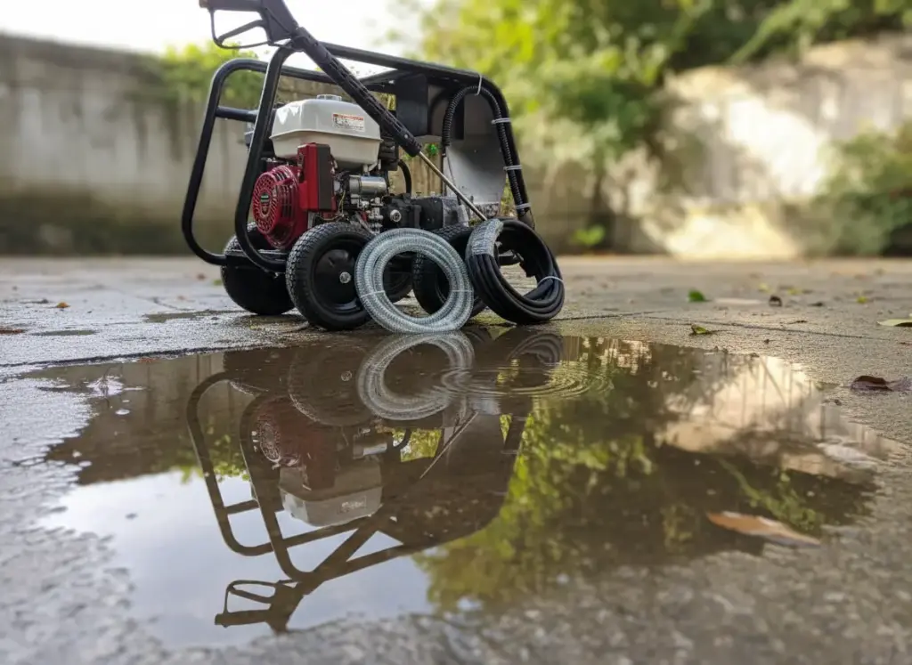 ANNOVI A.Dragon HONDA EE21/250 Mobile High Pressure Washer Powered by Petrol Engine 250Bar 11.7HP 21L/Min (Electric Start) مجموعة غسيل متحركة انوفي 11.7 حصان 250 بار بمحرك بنزين هوندا تشغيل بالمارش ANNOVI/ A.Dragon HONDA EE21/250