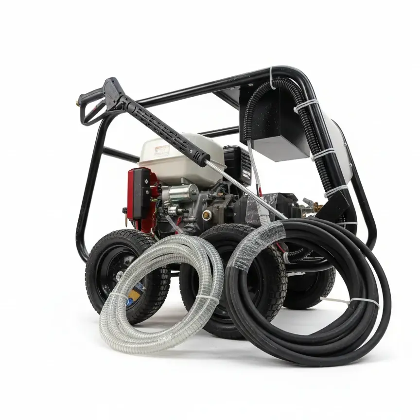 ANNOVI A.Dragon HONDA EE21/250 Mobile High Pressure Washer Powered by Petrol Engine 250Bar 11.7HP 21L/Min (Electric Start) مجموعة غسيل متحركة انوفي 11.7 حصان 250 بار بمحرك بنزين هوندا تشغيل بالمارش ANNOVI/ A.Dragon HONDA EE21/250