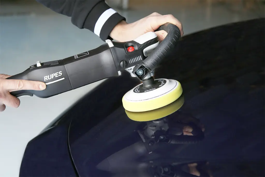 RUPES BigFoot LH19E Rotary Polisher 5 Inch 1200W 450~1700RPM / صاروخ تلميع بولش روتاري ماركة روبيس موديل LH19E ايطالي - 5 بوصة 1200 وات