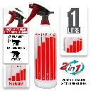 BROTHERS Taiwanese Chemical Resistant Trigger Spray Bottle 1000ML (Heavy Duty) / زجاجة رش (بخاخة) ماركة براذرز تايواني 1 لتر - مقاومة للكيماويات والمنظفات القوية