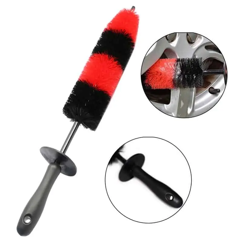 BROTHERS Small Bendable Rim Brush فرشة تنظيف جنوط وموتور صغيرة قابلة للثني ماركة براذرز - للاماكن الضيقة