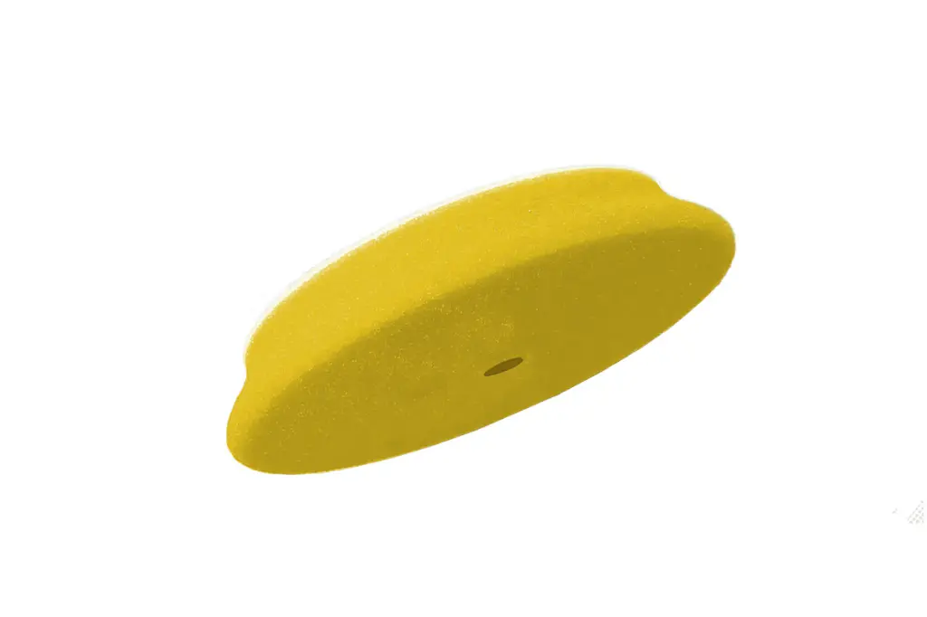 RUPES D-A Fine Medium Cut Yellow Foam Polishing Pad 150mm 5 Inch / سفنجة تلميع خشونة متوسطة دول اكشن ماركة روبيس موديل D-A Fine - مقاس 5 بوصة (لون أصفر)