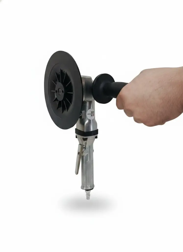 BROTHERS Professional Air Polisher Metal Body 7 Inch 4500Rpm / صاروخ تلميع هواء ماركة براذرز 7 بوصة - جسم معدن للورش ومراكز الخدمة