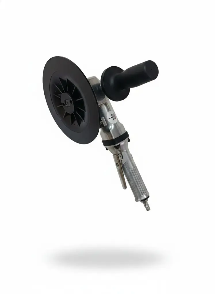 BROTHERS Professional Air Polisher Metal Body 7 Inch 4500Rpm / صاروخ تلميع هواء ماركة براذرز 7 بوصة - جسم معدن للورش ومراكز الخدمة