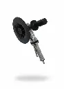 BROTHERS Professional Air Polisher Metal Body 7 Inch 4500Rpm / صاروخ تلميع هواء ماركة براذرز 7 بوصة - جسم معدن للورش ومراكز الخدمة