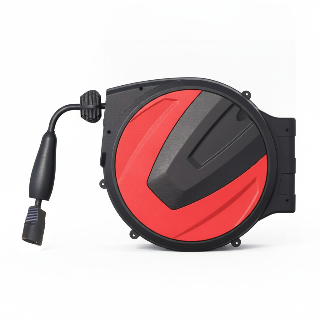 BROTHERS EREEL-15M Retractable Cable Reel 15M With Plugs (Heavy Duty) / بكرة كابل كهرباء 15 متر (مشترك) موديل EREEL-15M ماركة براذرز - سحب الي خدمة شاقة