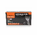 BROTHERS Black Vinyl Gloves Backet - Powder Free 100PCS / علبة جوانتي فينيل سوداء 100 قطعة ماركة براذرز - مقاسات