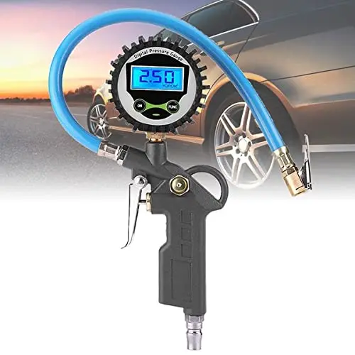 TH Digital Air Tire Inflator Gun with LCD Pressure Gauge 200PSI / مسدس تزويد كاوتش ديجيتال ماركة TH ضغط 200 Psi شاشه ديجيتال