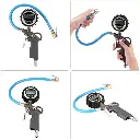 TH Digital Air Tire Inflator Gun with LCD Pressure Gauge 200PSI / مسدس تزويد كاوتش ديجيتال ماركة TH ضغط 200 Psi شاشه ديجيتال