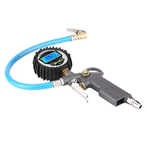 TH Digital Air Tire Inflator Gun with LCD Pressure Gauge 200PSI / مسدس تزويد كاوتش ديجيتال ماركة TH ضغط 200 Psi شاشه ديجيتال