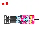 Qili WR-121 Analog Pink Graffiti Heat Gun (2000W) - PPF & Tinting Tool | مسدس حراري افلام حماية PPF وتغليف السيارات أنالوج 2000 وات ماركة Qili موديل WR-121 - تصميم جرافيتي بينك