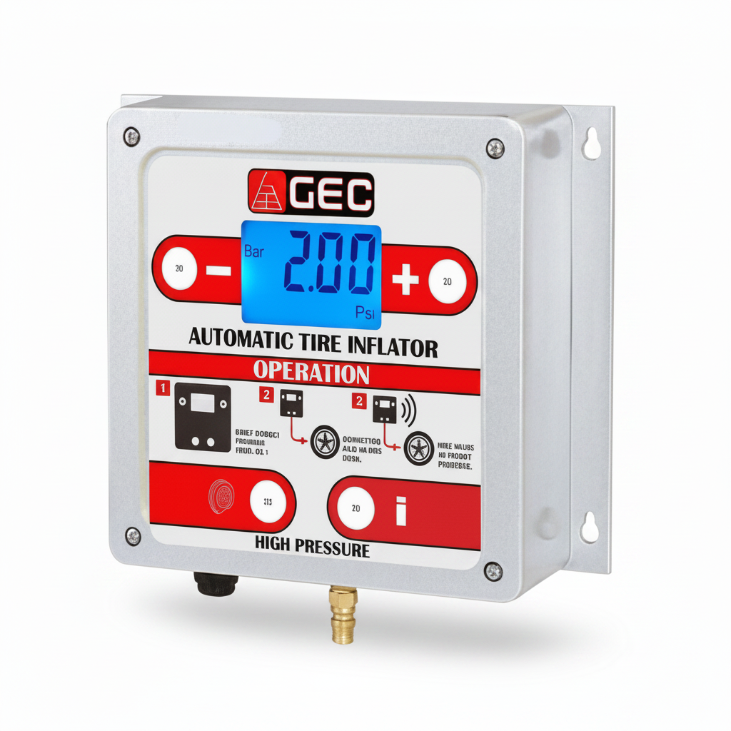 GEC W64 Automatic High Pressure Tire Inflator For Vehicles & Trucks 16Bar