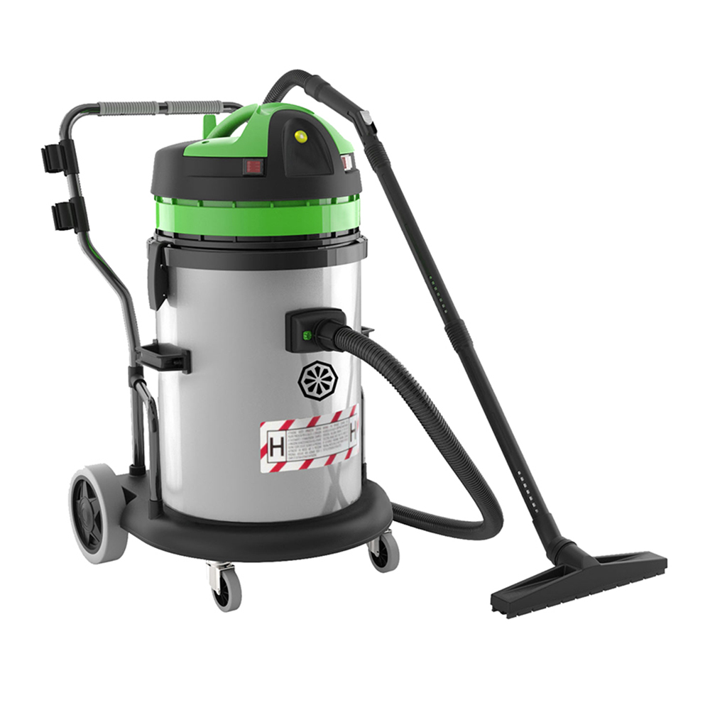 IPC GS 2/62 H Professional Dry Vacuum Cleaner With Toxic Dust Filter System (62 Liters, 2 Motors, 2400W)