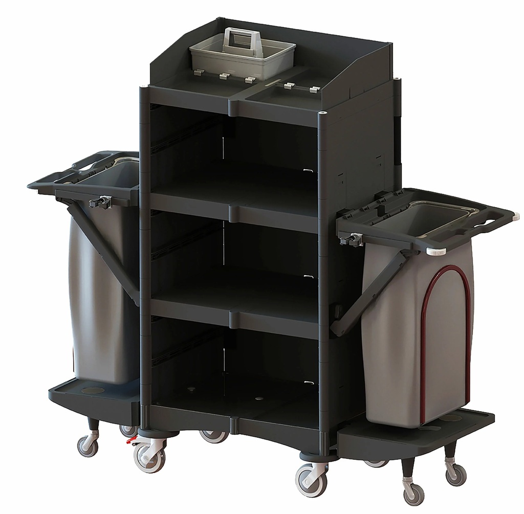 IPC Brix Hotel Midi – Compact & Elegant Housekeeping Trolley (Without Doors)