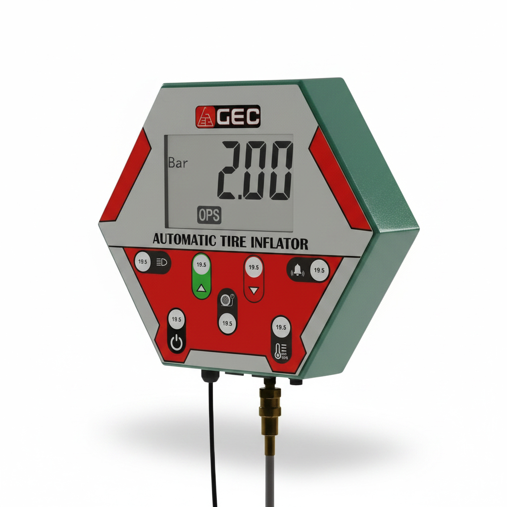 GEC W100 Digital Tire Inflator – Automatic Wall-Mounted Air Dispenser
