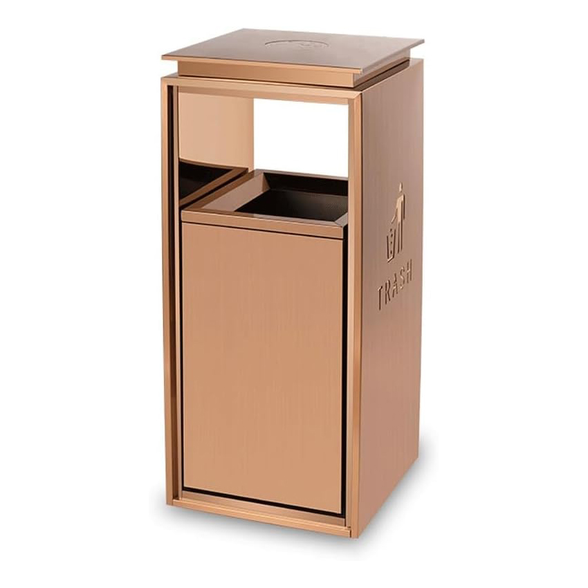 FRESCO Premium Rose Gold Commercial Waste Receptacle