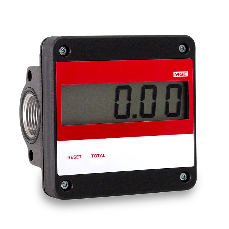عداد سولار ديجيتال موديل FM-D110-1 ماركة جي اي سي - مقاس 1 بوصة 110 لتر/دقيقة