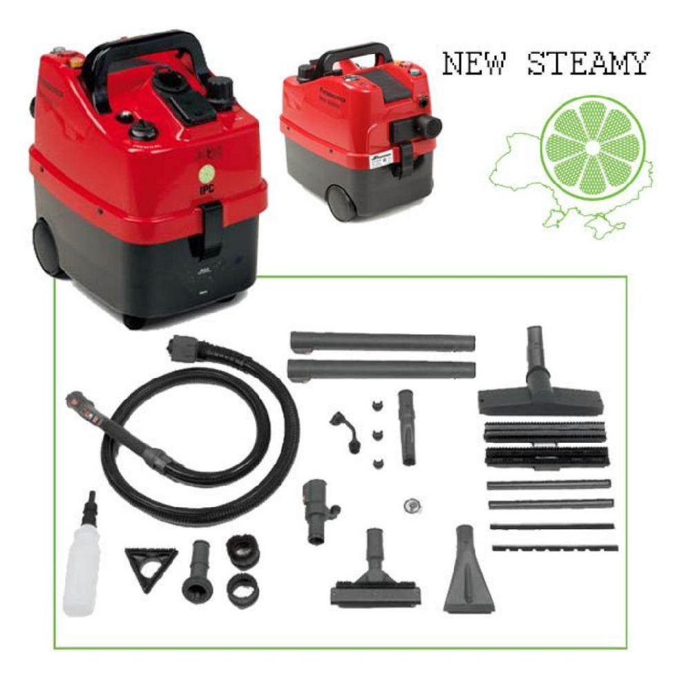 IPC PORTOTECNICA NEW STEAMY PLUS Professional Steam Machine 4Hp 5.5Bar 100G/min 140°C With Vacuum & Chemical Clean