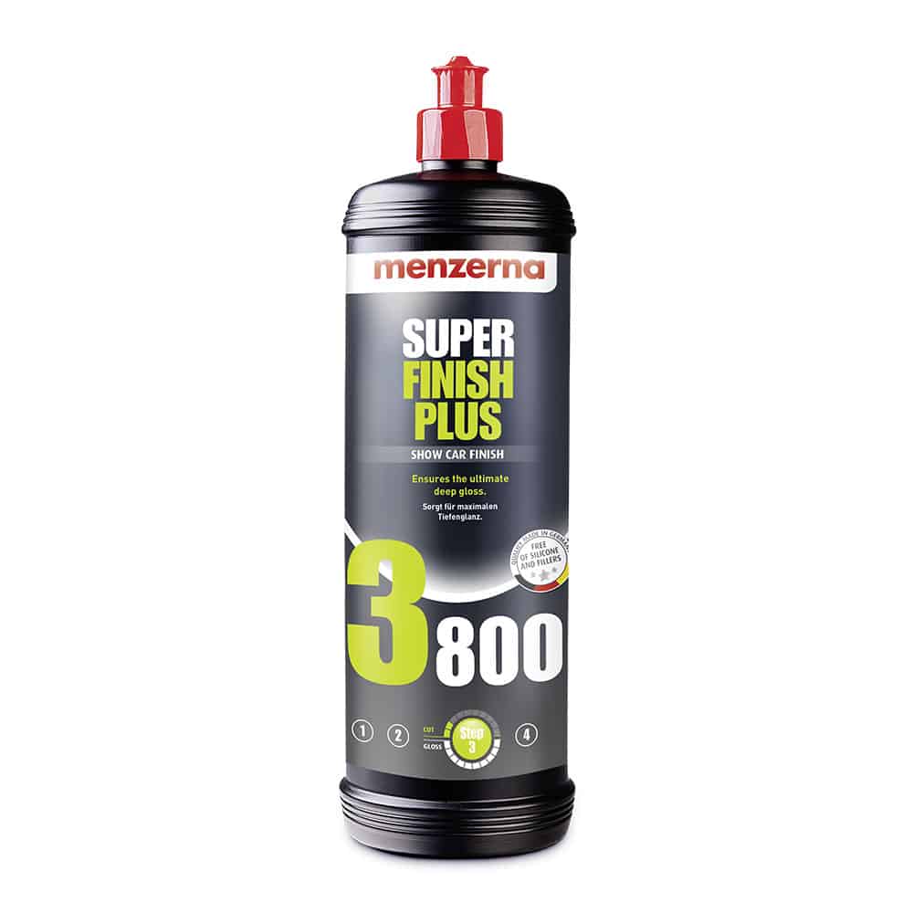 بولش مينزيرنا ناعم جدا 3800 (Finish Plus) - لمعة المراية القصوى للسيارات السودة - 1 لتر
