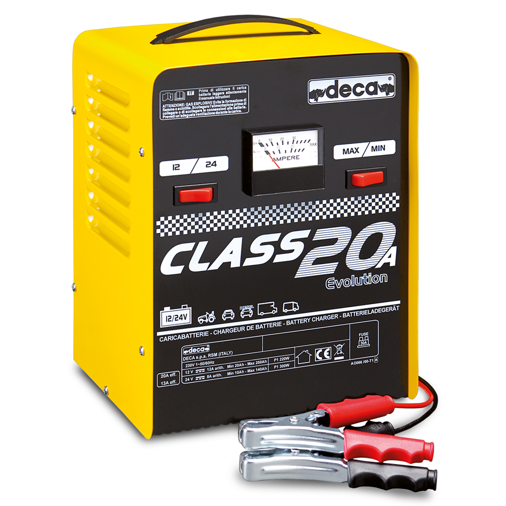 تونجر شحن محمول موديل CLASS 20A ماركة ديكا ايطالي - 12/24 فولت 10-250 امبير ساعة