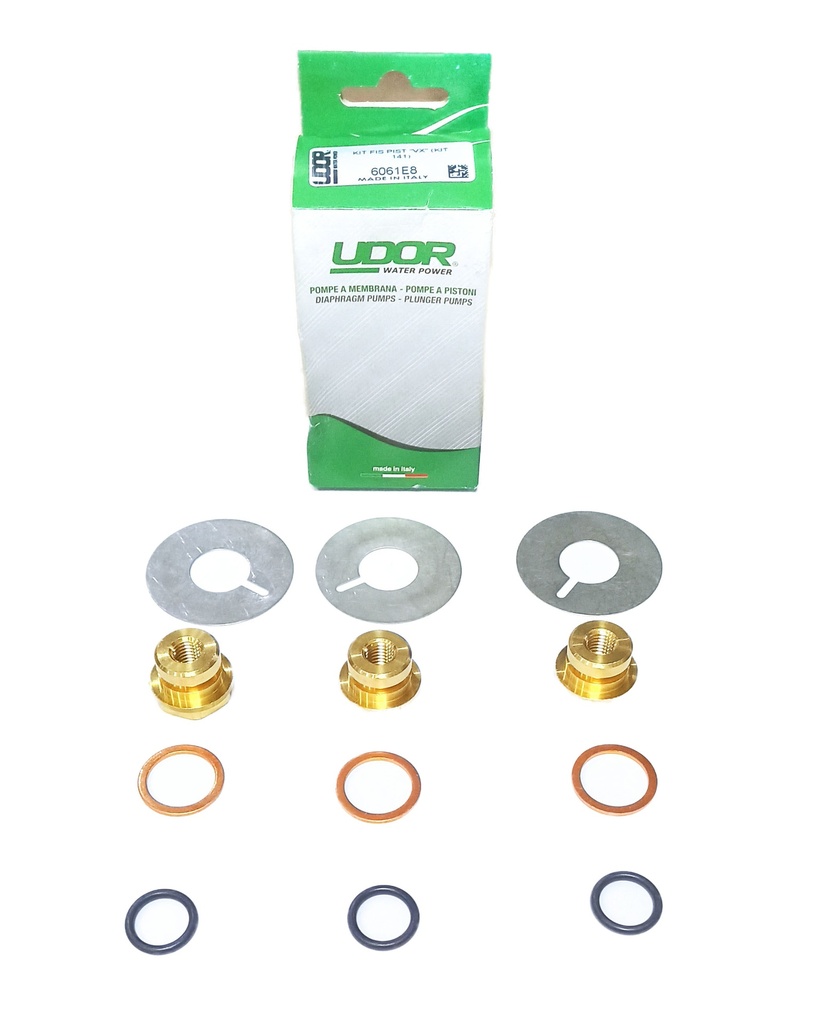 UDOR KIT141 High Pressure Pump Piston Kit For VX-B 160/130 - 130/160