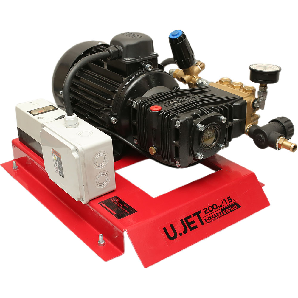UDOR U.JET GEN-2 15/200 High Pressure Washer DTS With Motor Circuit Breaker 200Bar 7.5HP 15L/min 380V