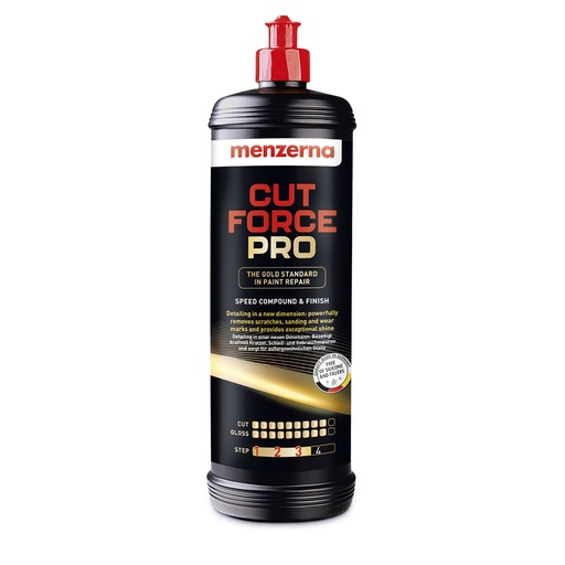 [CCCPHC00002] بولش مينزيرنا Cut Force Pro - الاداء الذهبي لازالة الخدوش الصعبة ولمعة المراية - 1 لتر