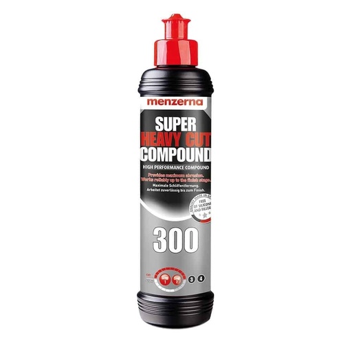 [CCCPHC00010] بولش مينزيرنا خشن جدا 300 (Super Heavy Cut) - ازالة اثار الصنفرة والخدوش العميقة - 250 مل