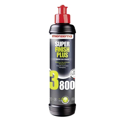 [CCCPSF00009] بولش مينزيرنا ناعم جدا 3800 (Finish Plus) - لمعة المراية وتلميع المعارض - 250 مل