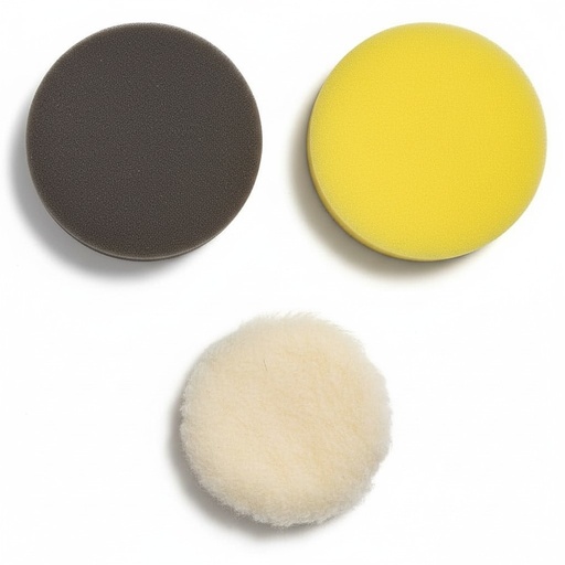 [CCPPAS00004] BROTHERS 3 Step Dual Action Foam Buffing Polishing Pads Set 3 Inch (Heavy/Medium/Finish)