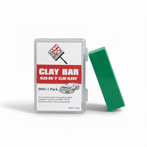 [CCCTXX00001] BROTHERS GREENCLAY Green Soft Cut Clay Bar 200G