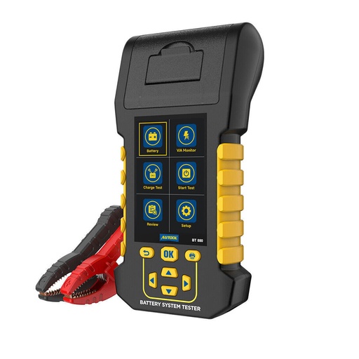 [ESBTXX00001] AUTOOL BT880 Battery System Tester With Monitor And Built-in Printer 6-30V